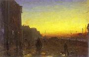 Fedor Vasilyev Dawn in St. Petersburg oil painting artist